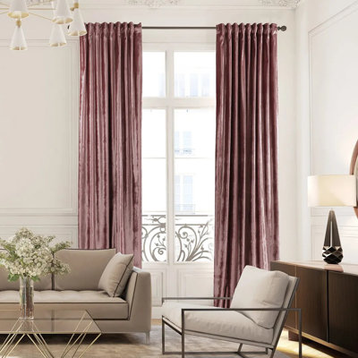 Shiny Velvet Extra wide x Extra Long Custom Made Decorative Single Panel