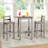 Jetziel 2 - Person Pine Solid Wood Top Four Leg Dining Set-449267294-449267298-449267290