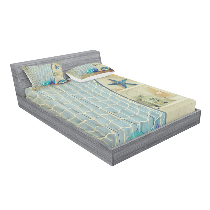 Microfiber Sheet Set, Queen Sheet Set with Fitted Sheet