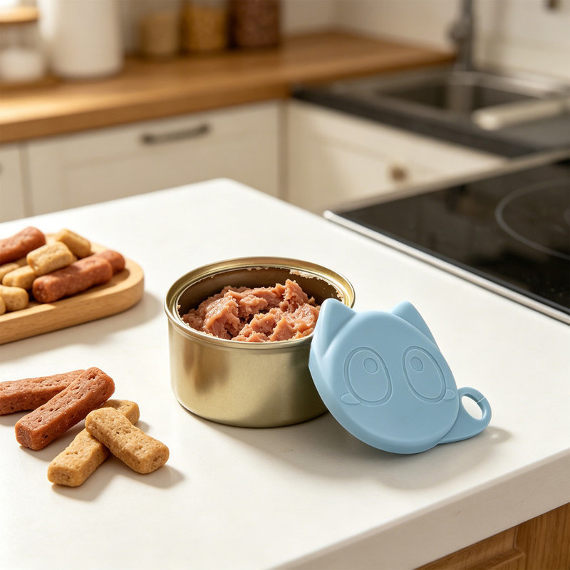 Couvercle réutilisable pour aliments en silicone, bleu, Bleu