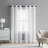 Cariss Geometric Sheer Curtain Panels-2031430655-2031430653