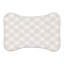 Tapis de Noël rose en forme d'os - 1 pièce