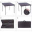 Table carrée pliante 34 ", table de jeu et de table pliante portative 34", brun-1178324187