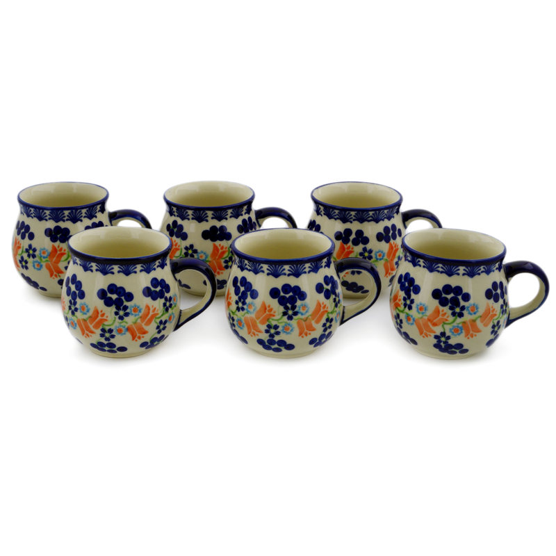 Tasse à café brillante Beauty Polish, 6, 12 oz., Baies tulipe