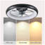 Ventilateur de plafond avec lumières DEL à intensité variable