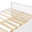 Lit de jour pleine grandeur avec lit gigogne simple et tiroirs, pleine grandeur, blanc (OLD SKU: LP000341AAK)