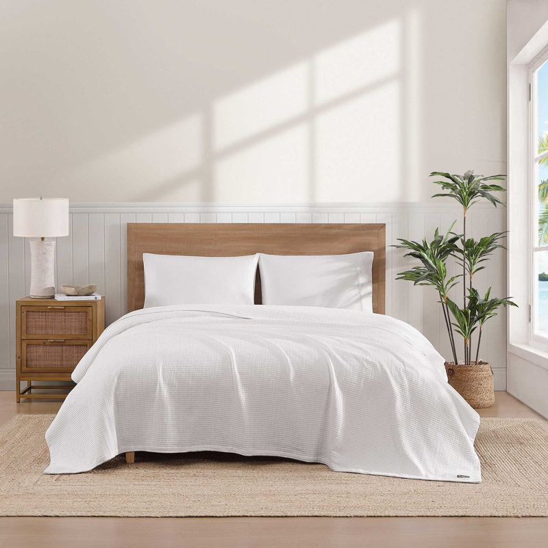 Hand Woven Blanket, Queen, White