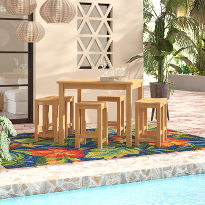 Harpersfield 6 - Person Patio Dining Set with Rectangular Table