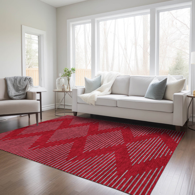Tapis intérieur / extérieur lavable à la machine Chayden ACN1017, Rectangle 2 pi 6 po x 3 pi 10 po