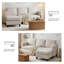 Convertible L-Shaped Sectional Sofa, 196cm 3-Seater Corner Couch with Movable Footstool-497119744