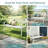 Garden Bench for 2 Persons, Heavy Duty Steel Patio Bench (790 lbs Capacity), Weather Resistant Seating with Geometric Backrest, Outdoor Furniture for Yard-929165781