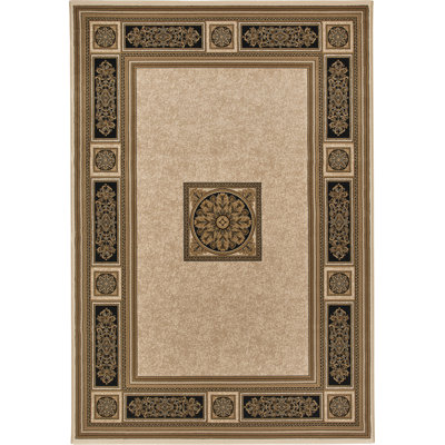 Giron Oriental Hand Woven Area Rug