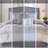 7 Piece Comforter Set Grey Queen