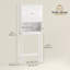 Over The Toilet Storage Cabinet, Bathroom Organizer, White