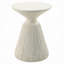 Table d'appoint ACME Duane, finition blanc naturel