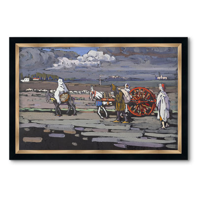 «Country Road (Landstr.)», 1905 - Wassily Kandinsky - Toile encadrée sur mesure