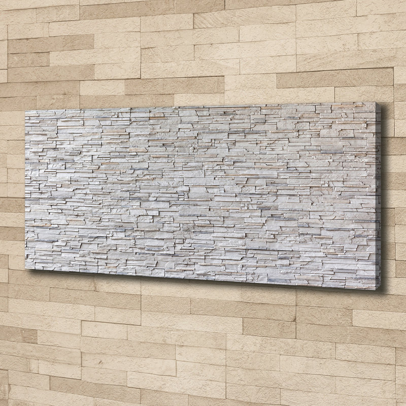 A Stone Wall - Wrapped Canvas Print