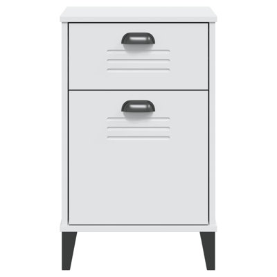 Bedside Cabinet Accent End Table Bedroom Furniture Solid Wood Pine