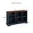 6 - Cube 47.4"W Storage Bookcase Horizontal Bookshelf Organizer with Anti-tip Hardware-1140977538-1140977536