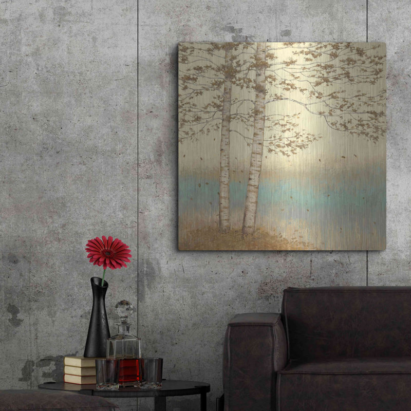 «Golden Birch I» par James Wiens, H 36 po x l 36 po