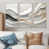 Toile naturelle avec cadre flottant