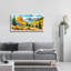  «Aspen Landscape Watercolor» par Rey Klimt, art mural en verre acrylique, 48 po x 24 po