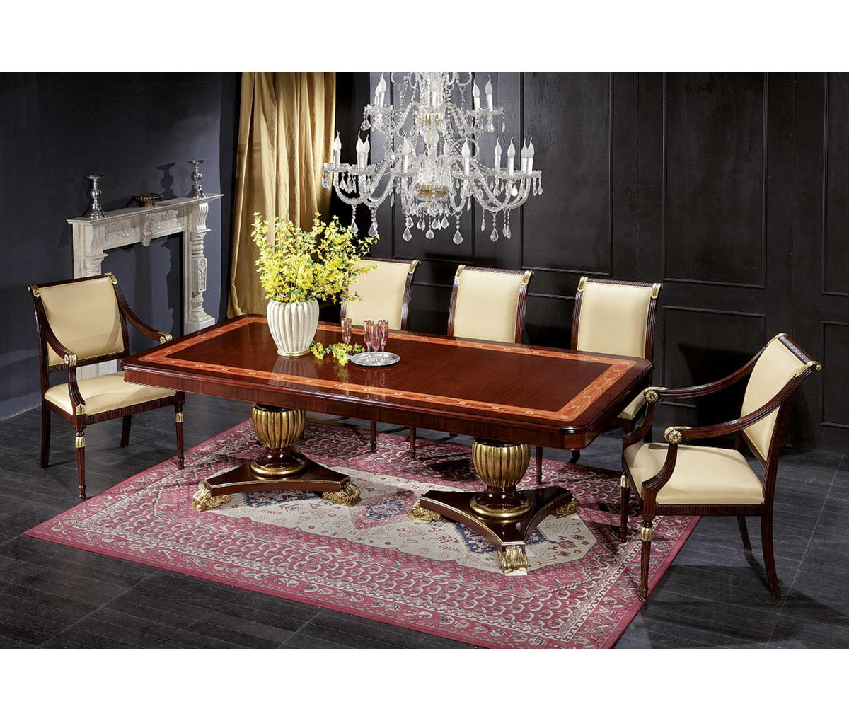 David Michael Extendable Solid Wood Dining Table | Wayfair