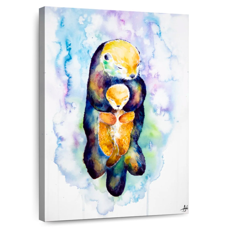 Brampt Dream On Otters, 30" H x 20" W