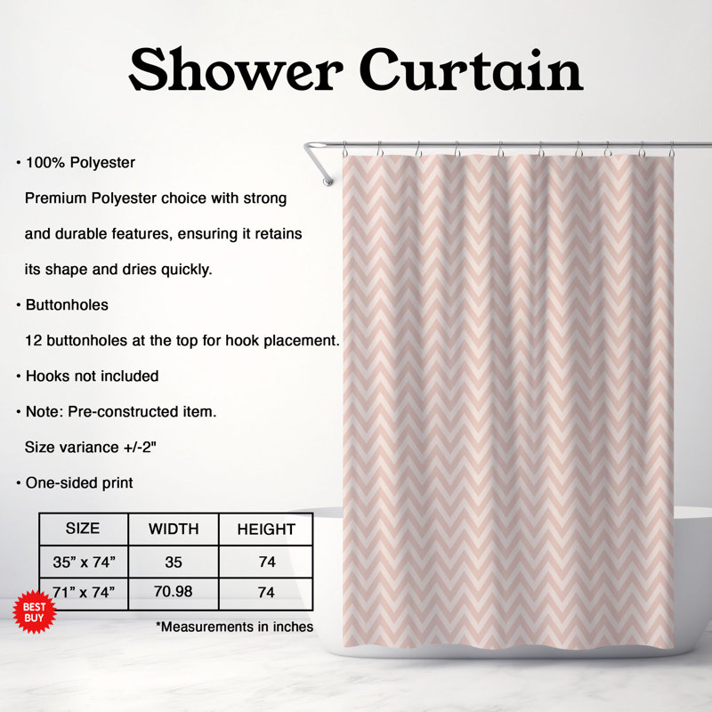 Rideau de douche Comfy Christmas - Premium, H 74 po x l 71 po, Beige