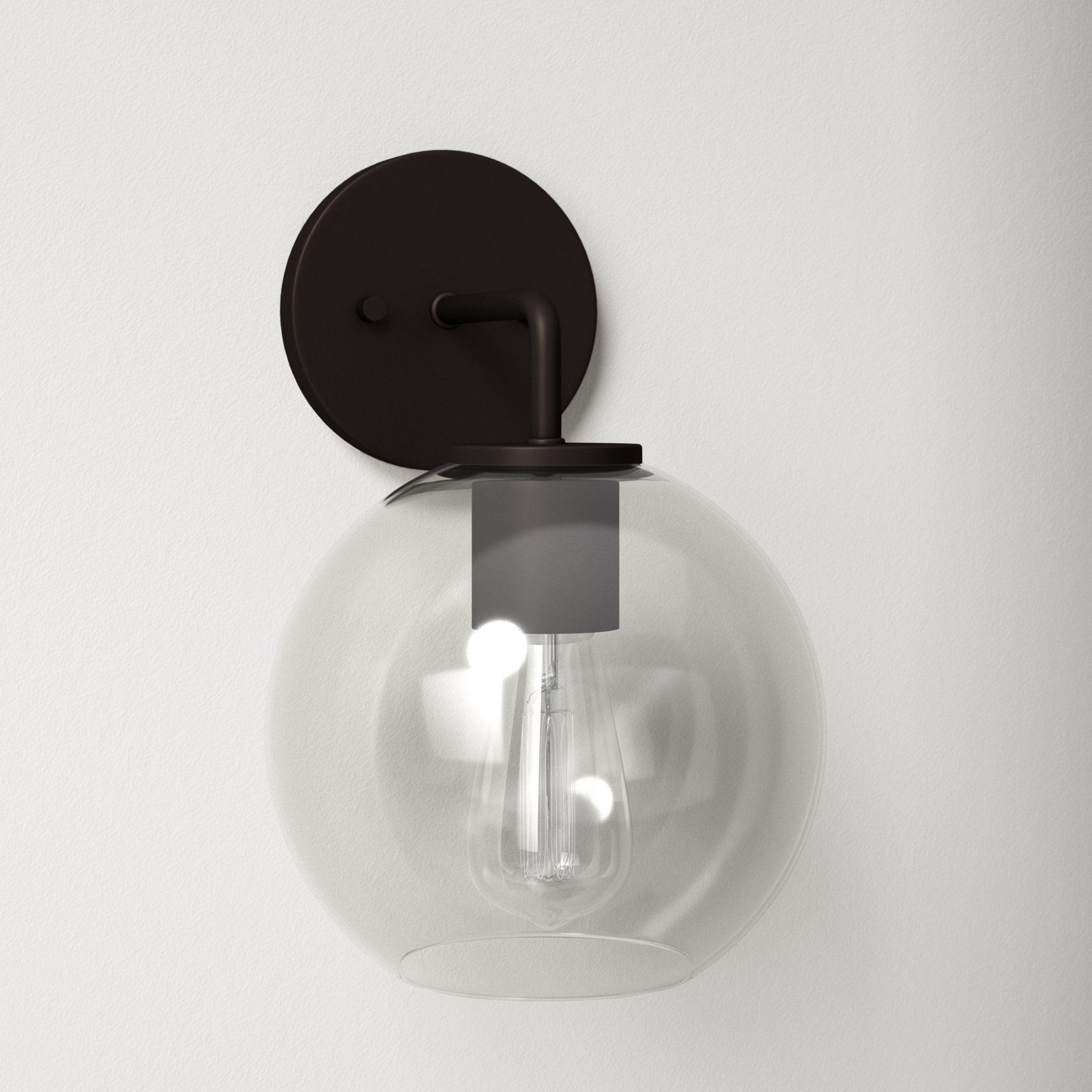 Boca Single Light Outdoor Wall Light, Oil Rubbed Bronze