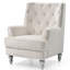 Élégant fauteuil ivoire pour espaces confortables-586733496
