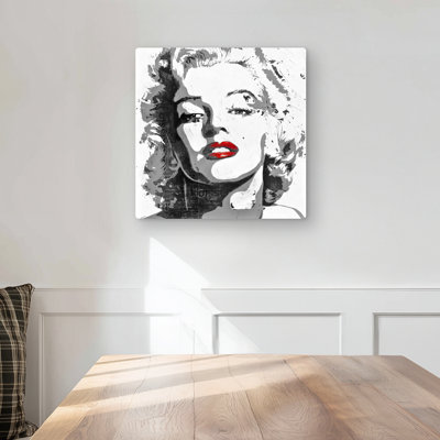 Marilyn Monroe Black Woman Metal Print | Home Decor Art