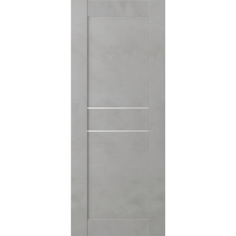 Porte à panneaux en bois et métal, 29,75 po x 79,375 po, Chêne Veralinga