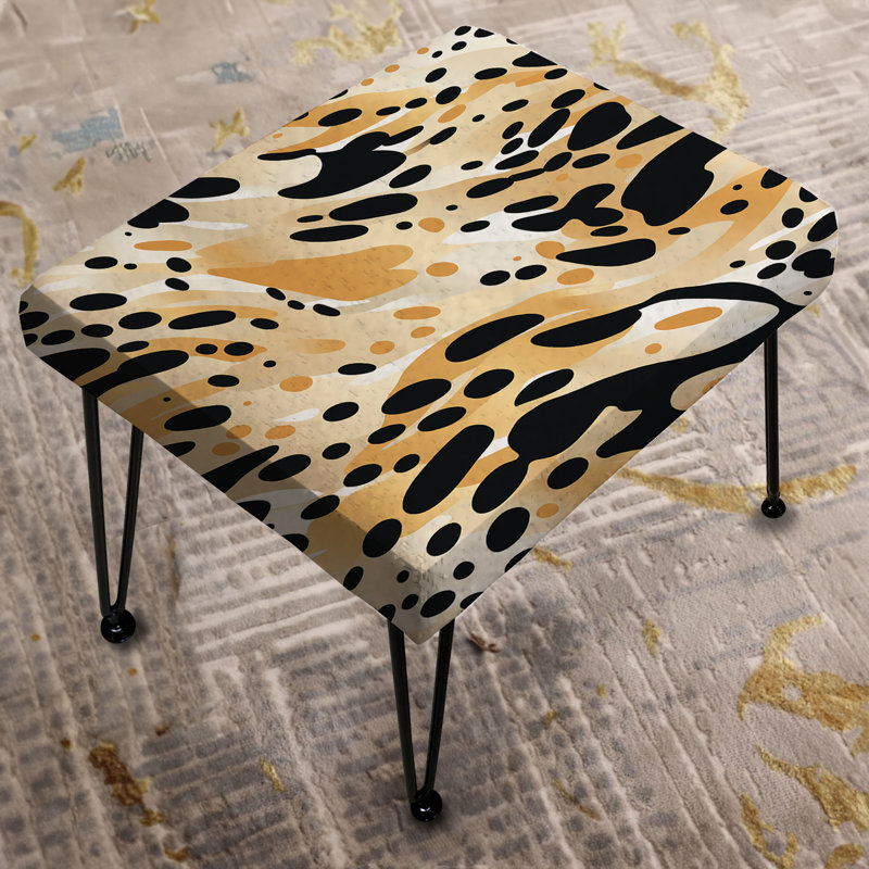 Thakur - Repose-pieds rectangulaire avec imprimé animal