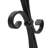 5Pcs 44In Height Hollow S-Shape Stair Railing Baluster