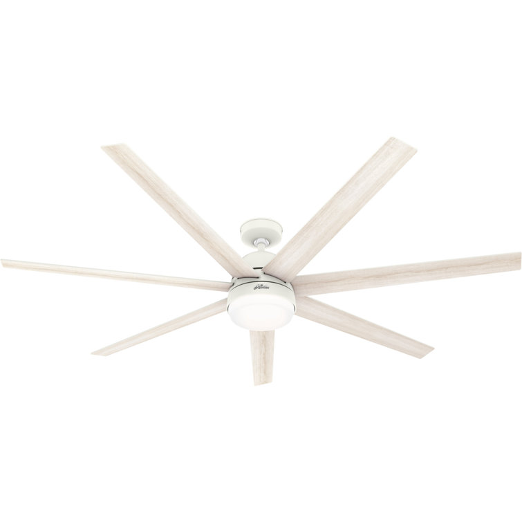 70" Phenomenon 7 - Blade Smart Standard Ceiling Fan with Pull Chain and Light Kit Included