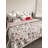Holly Jolly Gray/Red Microfiber Reversible Quilt Set-987649300