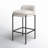 Sykesville Upholstered Counter Stool with Footrest