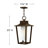 Sullivan 1 -Bulb 23" H Mains Only Outdoor Hanging Lantern-1595944157-1595944130