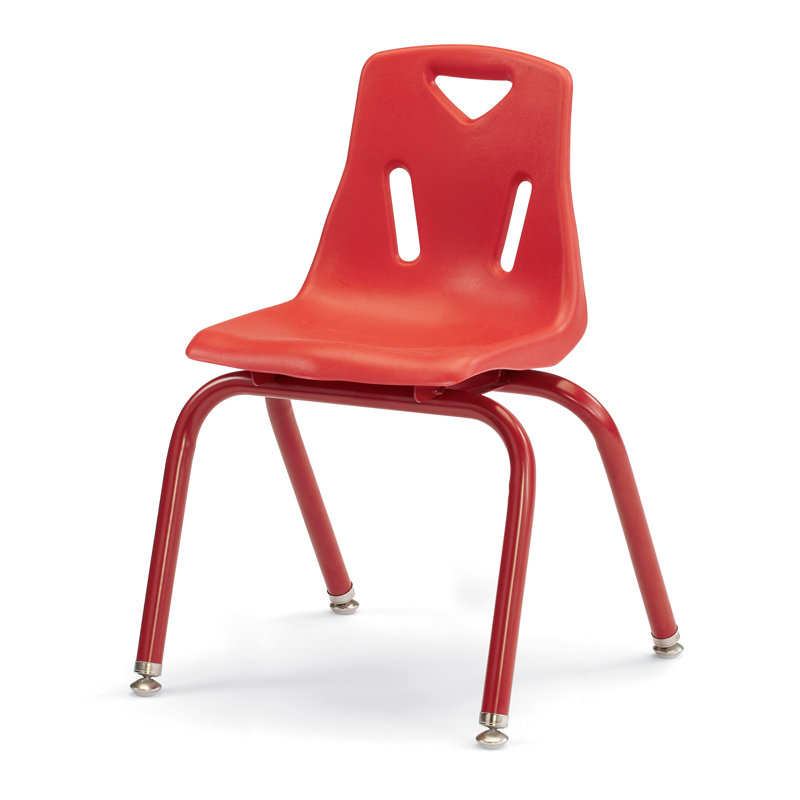 Chaise empilable Berries®, Thermolacquée, Rouge, 14 po
