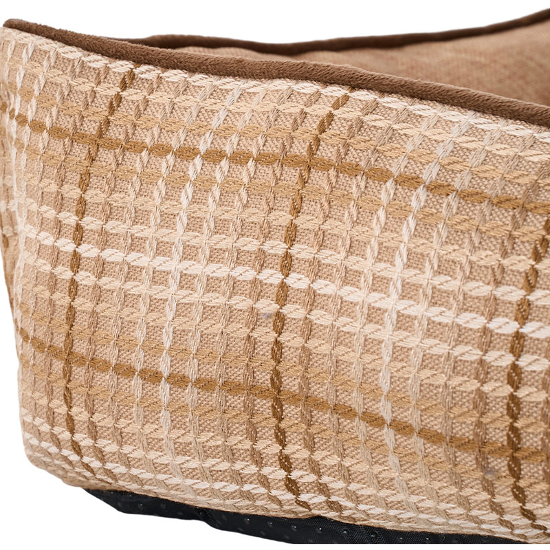 Polyester Pet Bed, Khaki