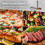 VonHaus Stainless Steel Countertop Wood Burning Pizza Oven