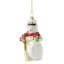 2025 Blown Glass Snowman Ornament
