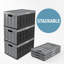 Bac de rangement pliable (avec couvercle), 3 bacs pliables en plastique empilables de 62 L (16 gallons), peut contenir 100 lb par bac - Clevercrate pour mur solide-1656687470-1656687468