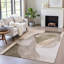 Tapis taupe Xhevrie intérieur / extérieur lavable à la machine-111925065