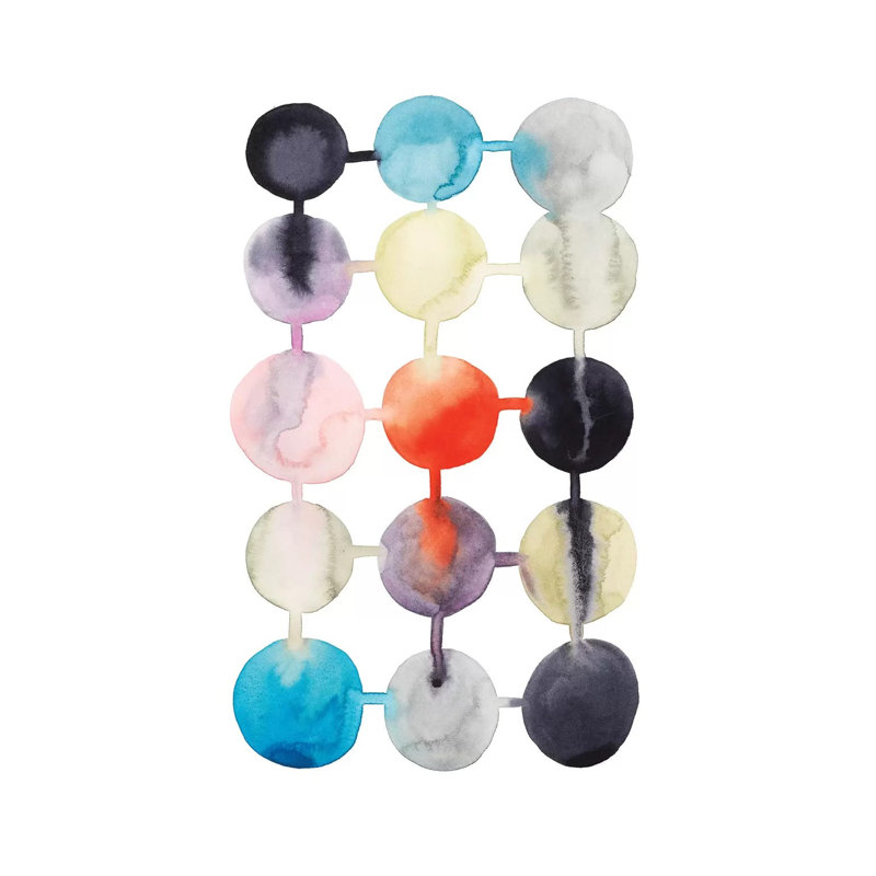 Connect The Dots II by Grace Popp - Wrapped Canvas Painting, 66.04 cm H x 45.72 cm W