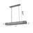 1-Light Gun Metal Iron Rectangular Ceiling Fixture