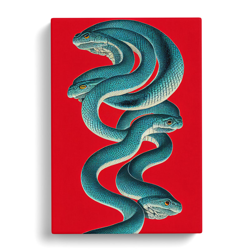 Snake Monster - Wrapped Canvas, 76cm H x 50cm W x 3cm D