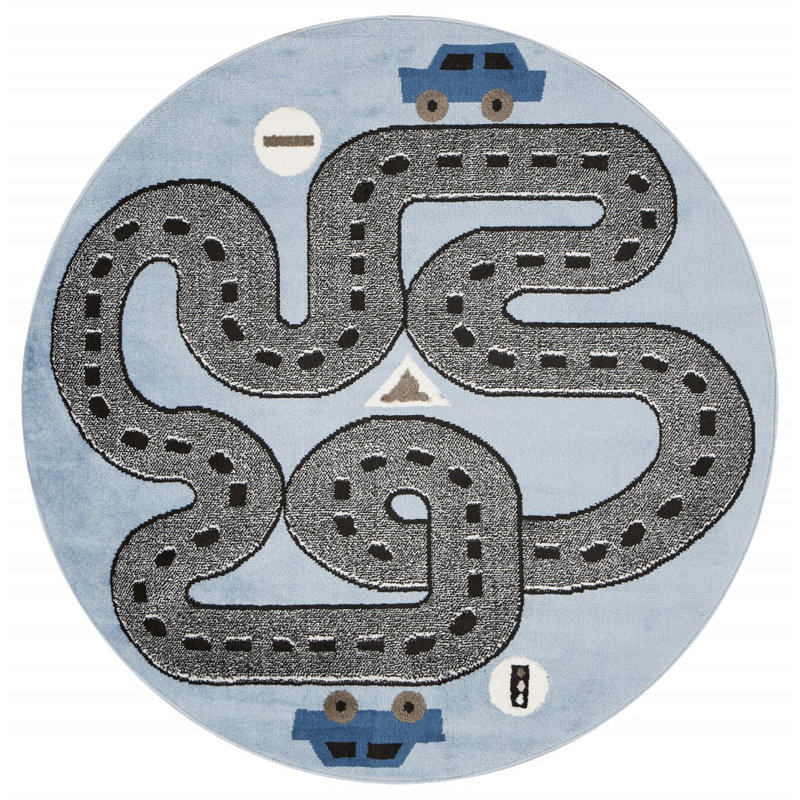 Tapis bleu 5 pi Imaginative Racetrack