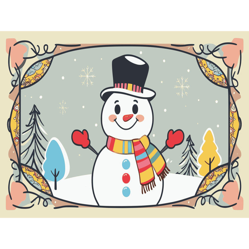 Tapis vacances de Noël The Holiday Aisle®, Rectangle 5 pi x 7 pi